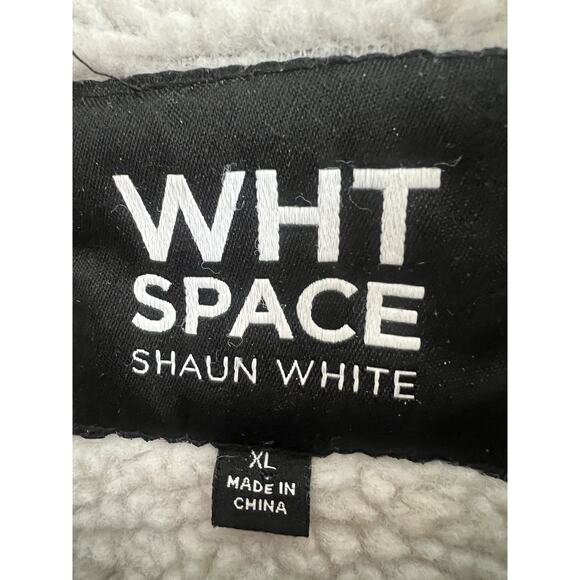 SHAUN WHITE WHT SPACE Maroon Corduroy Sherpa Lined Trucker Jacket XL Snowboard - Picture 11 of 14